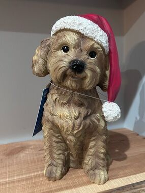NWT Humane Society Santa Dog Statue